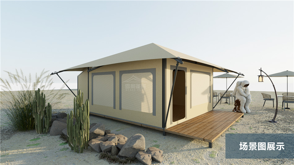 隐于林间的移动行宫｜涪陵区多边形酒店帐篷重塑荒野栖居美学