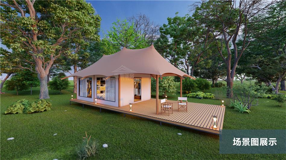 原始森林中的奢华庇护所｜涪陵区多边形帐篷开启五感沉浸式露营